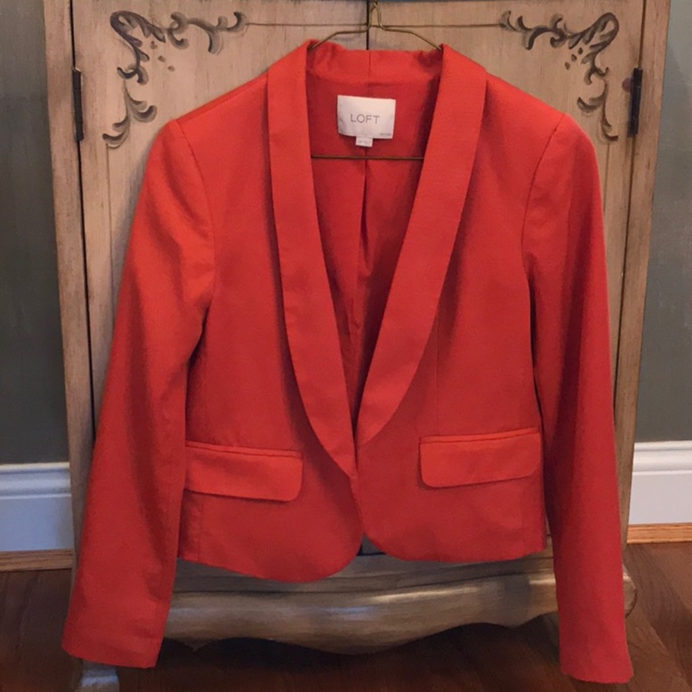 Loft Burnt Orange Blazer